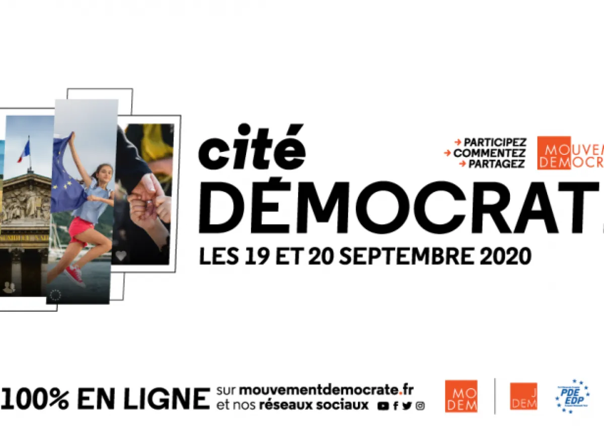 CITE DEMOCRATE : Le MoDem fait sa rentrée les 19 et 20 septembre
